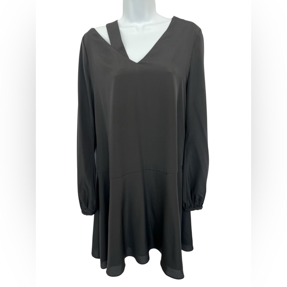 🖤 EUC CROSBY by Mollie Burch Black Cutout Peasant Dress | Women’s Medium